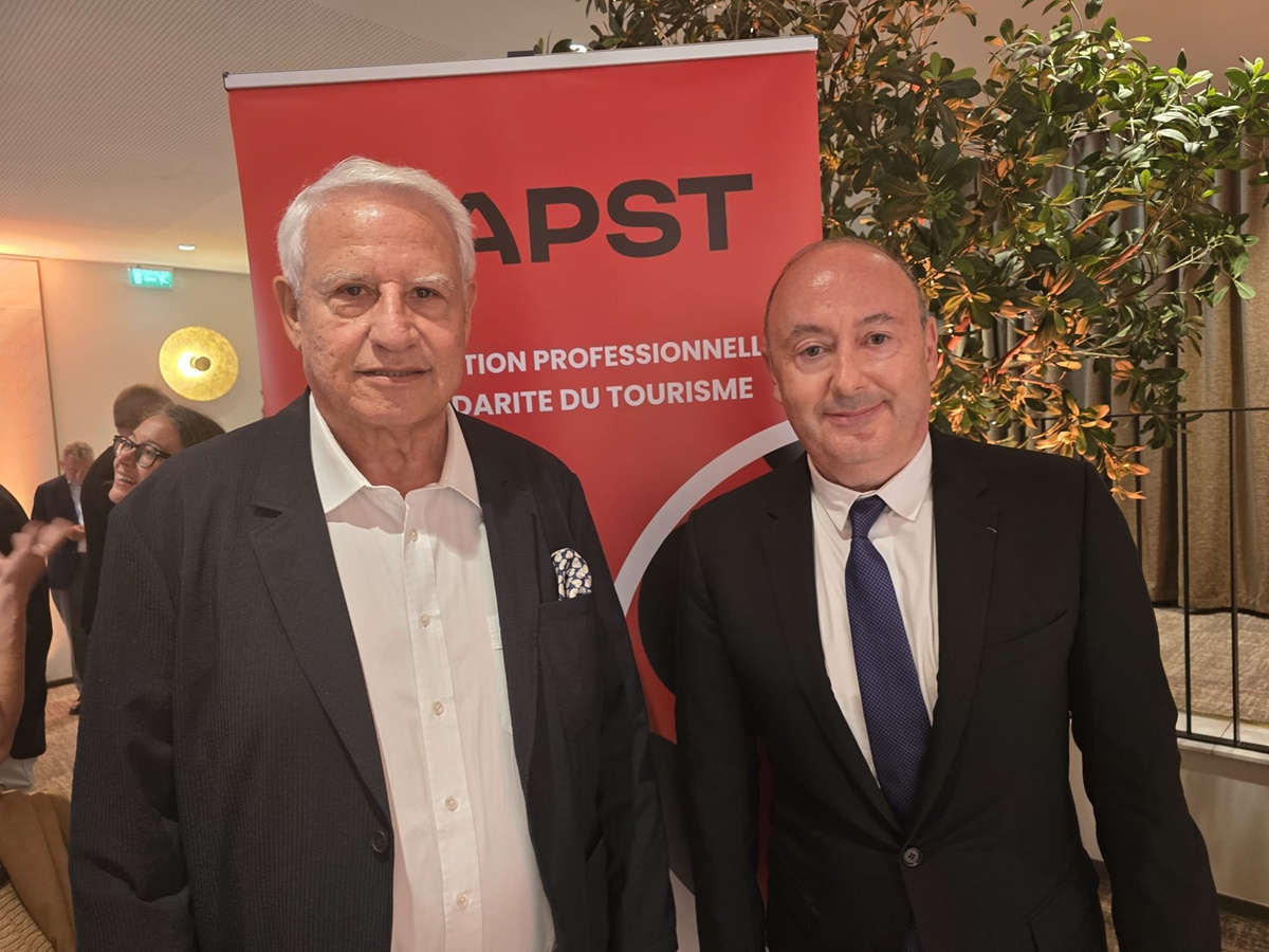 Mumtaz Teker et Laurent Abitbol respectivement Président et Vice-Président de l'APST - Photo CE