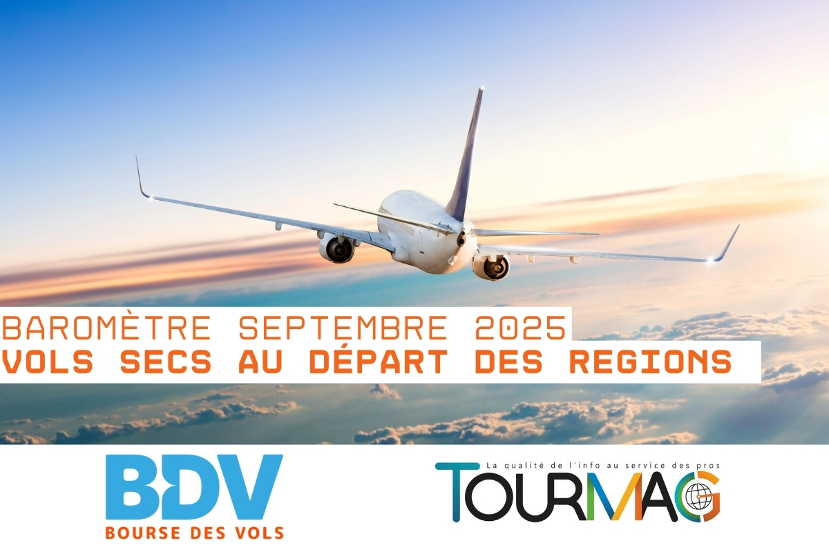 TourMaG et Bourse des vols proposent chaque mois un nouveau baromètre vols secs au départ des régions ! - Depositphotos.com Auteur jag_cz