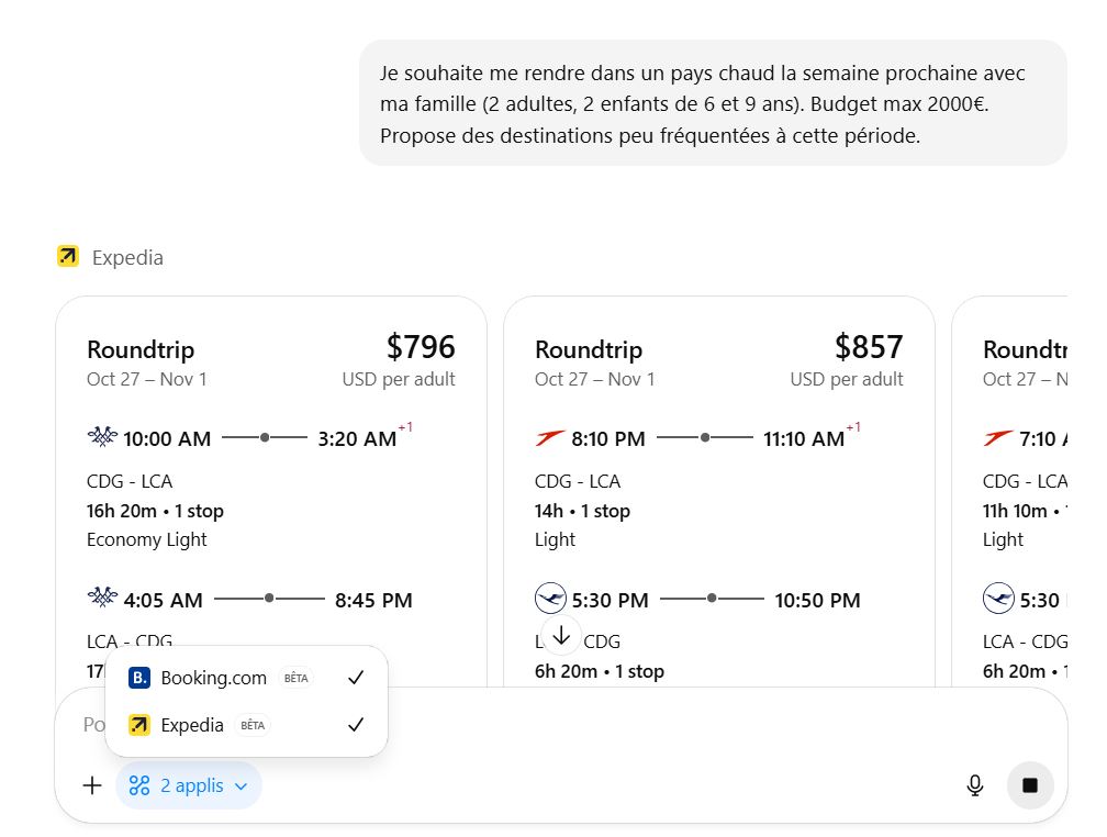 Booking et Expedia s’invitent dans ChatGPT : révolution ou illusion ? [ABO]
