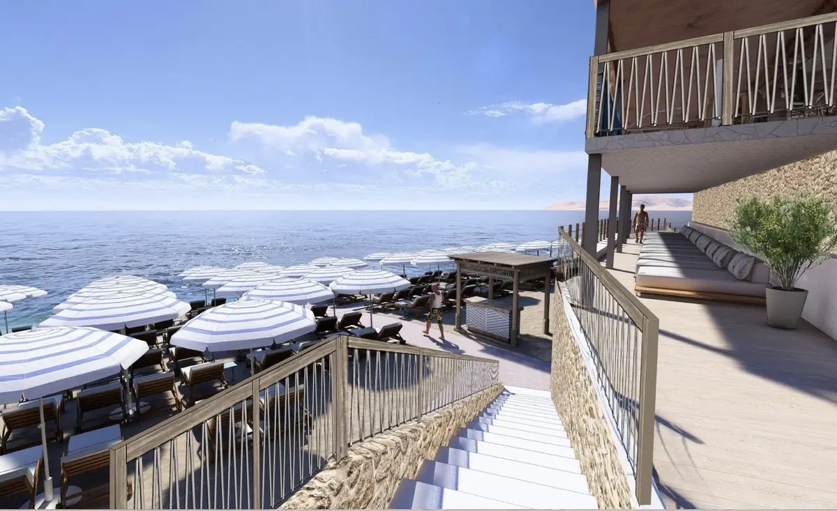 Le Royal Beach Club Santorini accueillera les passagers de Royal Caribbean International et de Celebrity Cruises dès l'été 2026 - Photo : Royal Caribbean Group