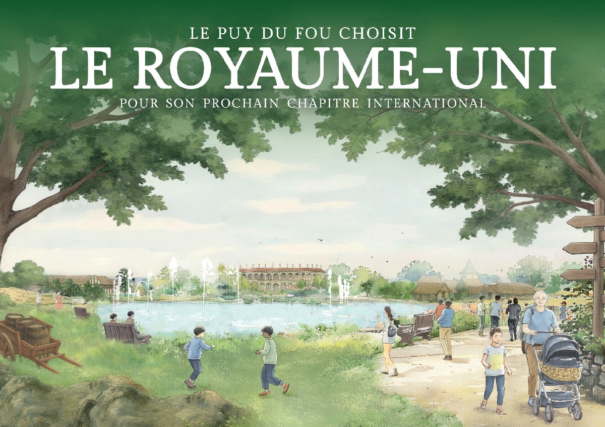Le Puy du Fou poursuit son expansion à l'international avec le projet de création d’un parc près d'’Oxford en Angleterre - Illustration Puy du Fou