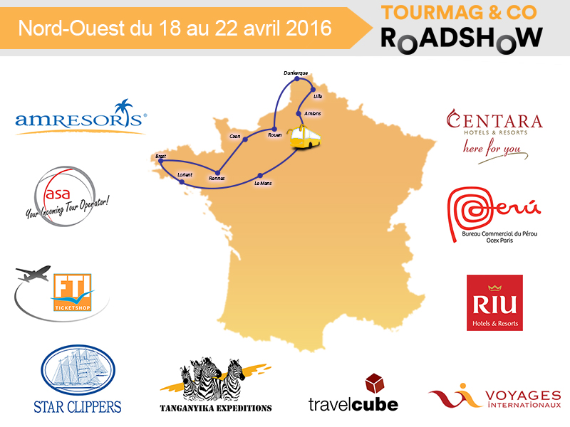 Le TourMaG&Co Roadshow repart sur les routes du Nord-Ouest de la France !
