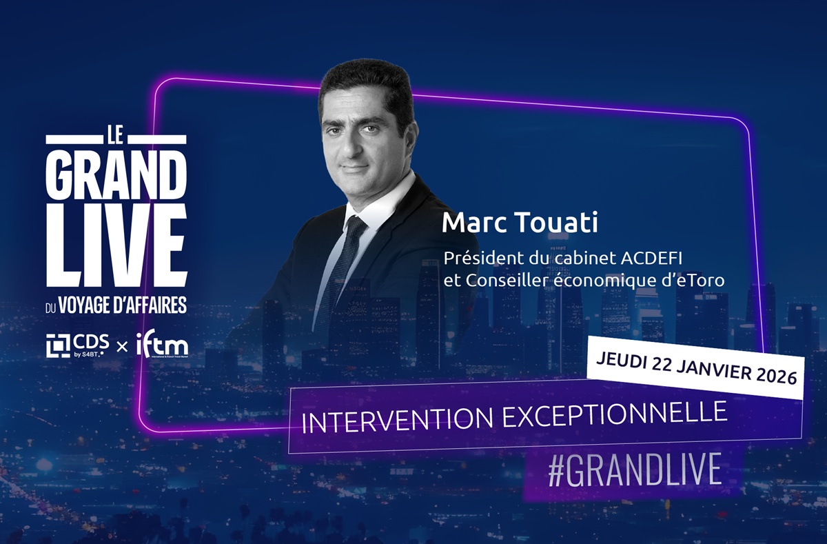Marc Touati au programme du Grand Live du Voyage d’Affaires 2026 - Photo CDS