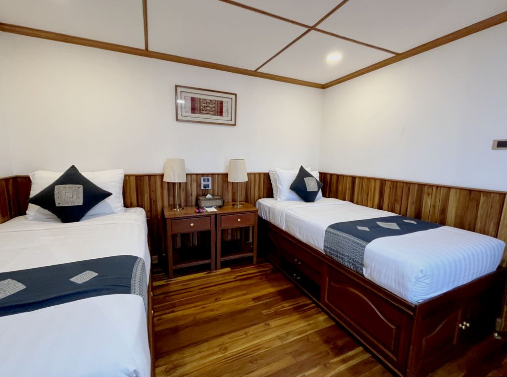 Toutes les cabines sont équipées de deux lits pouvant être rapprochés - Photo : PB