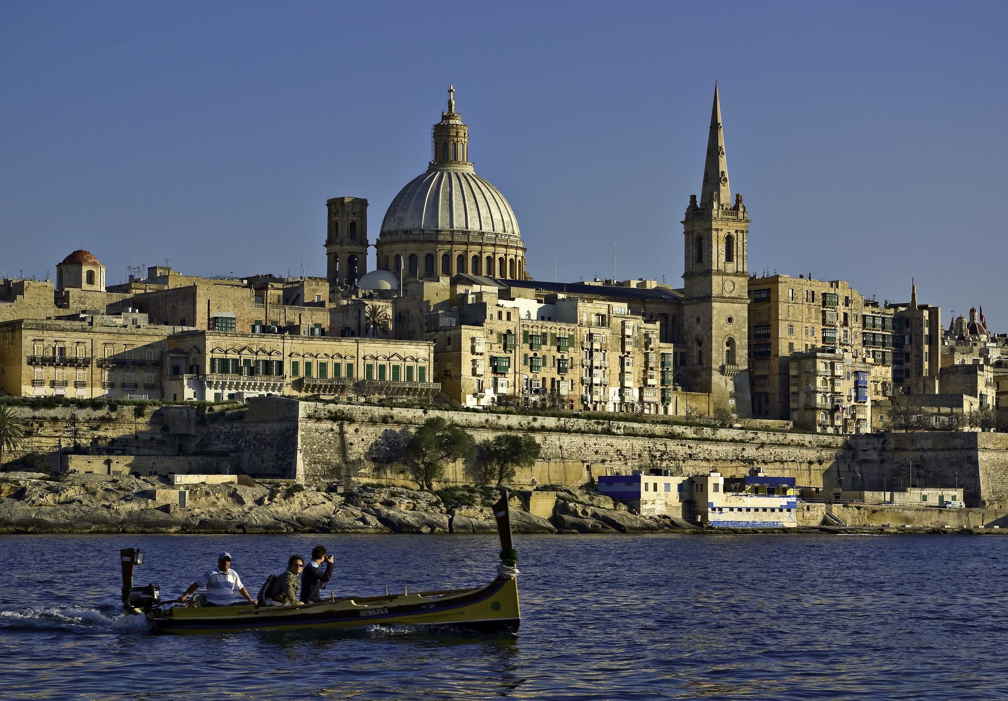 Vue de la Valette, qui sera capitale européenne de la culture en 2018. Photo Clive Vella.