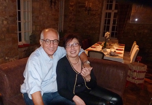 Sylvie Nahon et son mari, Michel - Photo DR