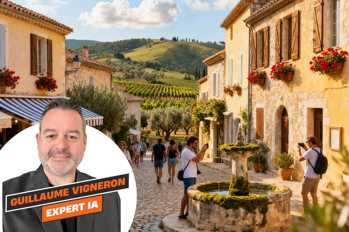 Faux reportages IA : le tourisme face à une vague de désinformation sans précédent - Photo d'un village provençal générée par IA (Sora)