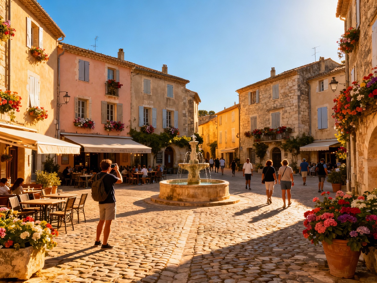 Autre vue du village provençal générée par IA (SORA)
