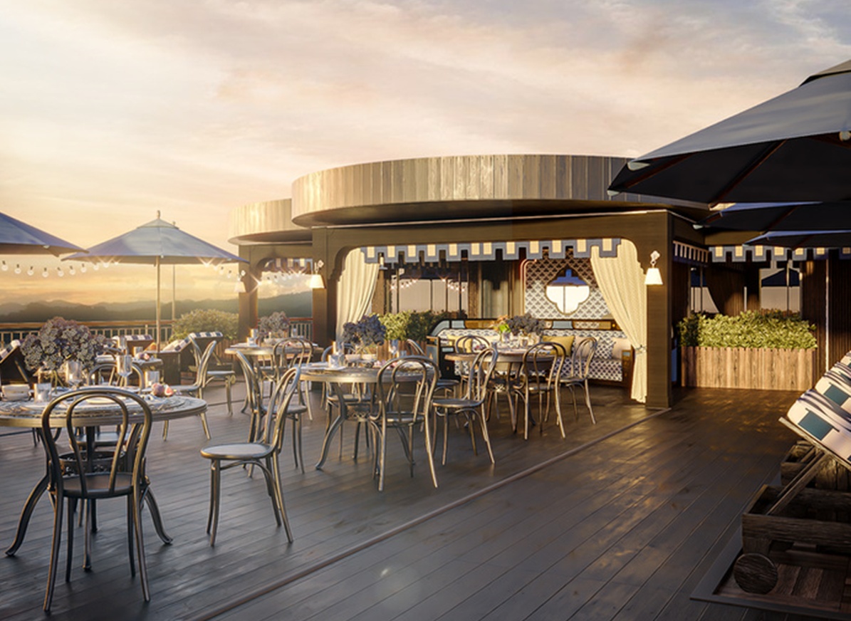 Sur le pont Soleil, un véritable salon flottant - Photo : Rivages du Monde