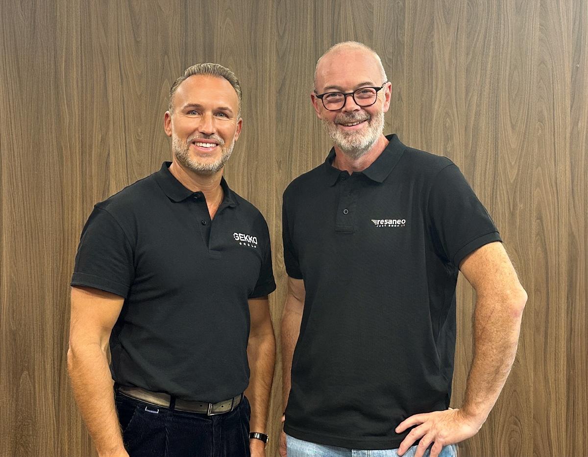 Fabrice Perdoncini, CEO Gekko Group (Teldar Travel) et Yannick Faucon, Directeur Général Resaneo.