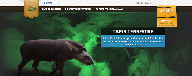 Touroparc.zoo élargit son offre pour la saison estivale 2016 - Capture d'écran