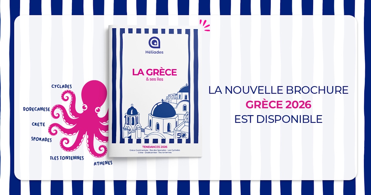 Héliades dévoile sa brochure « Grèce : Tendances 2026 » et lance la Barbade - ©Héliades