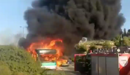 La bombe a explosé dans un bus à Jérusalem - DR : France 24