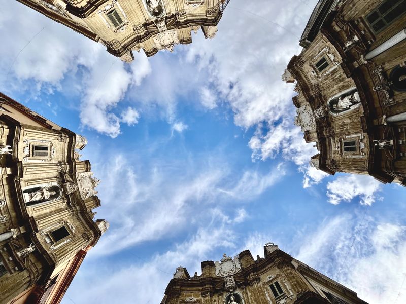 La place Quattro Canti - Photo PB