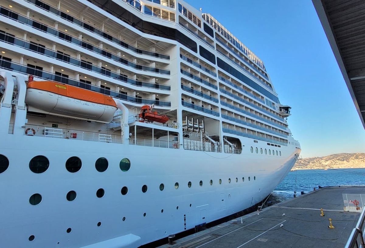 Le 6 janvier, le MSC Magnifica a pris le large depuis le port de Marseille, marquant le départ de la MSC World Cruise 2026 - Photo : A.B.