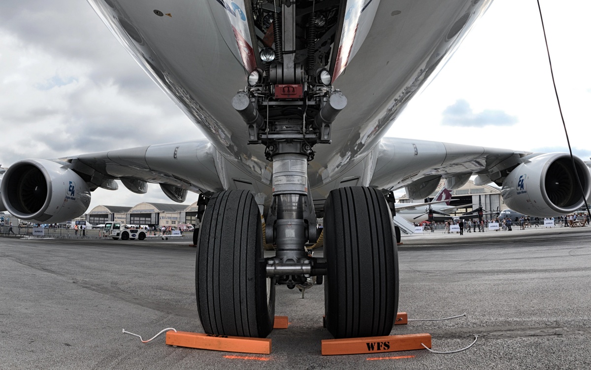 Un modèle d'A380 d'Airbus - Depositphotos.com VanderWolf Images