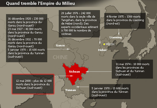 La Chine meurtrie dans son corps et son esprit et le tourisme sinistré