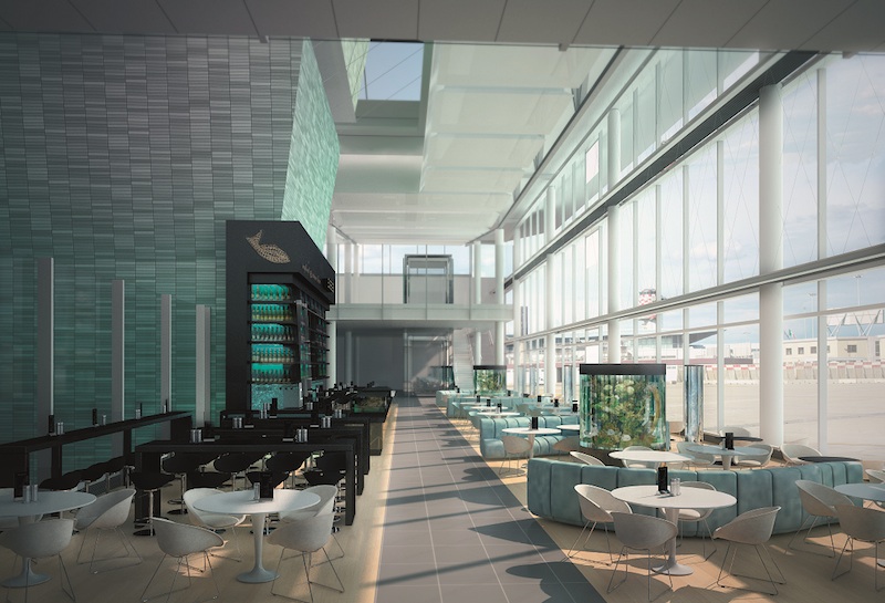 Le nouveau terminal de l'aéroport de Munich. DR