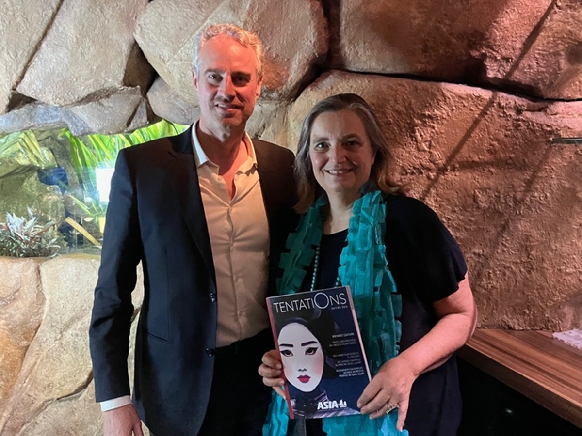 Guillaume Linton, président, et Virginie Gerbault, directrice de la production d'Asia - Photo : T. Beaurepère