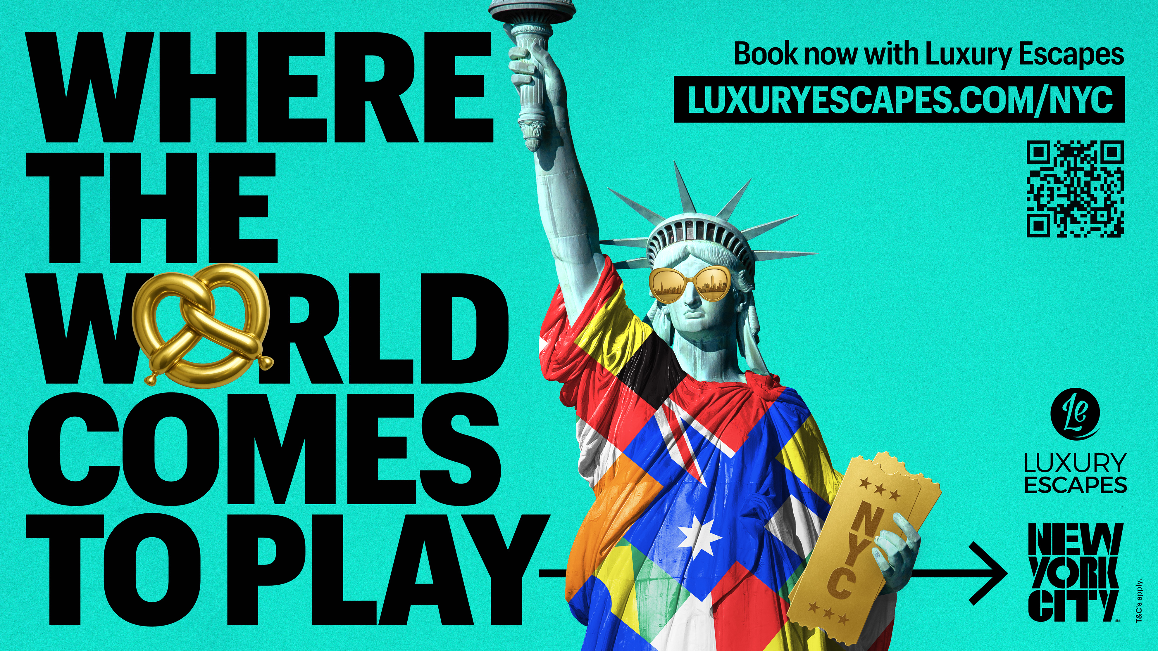 La Coupe du Monde de la FIFA 2026, qui se déroulera du 11 juin au 19 juillet, est organisée conjointement par les Etats-Unis, le Canada et le Mexique - Illustration : NYC Tourism + Conventions