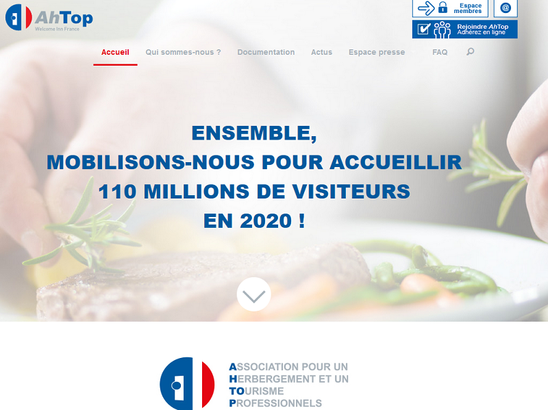 L'AhTop (Association pour un Hébergement et un Tourisme Professionnels) compte près de 30 000 adhérents - DR