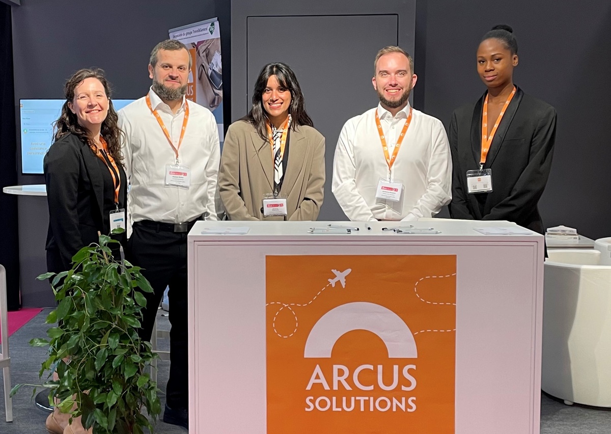 L’équipe France d'Arcus Solutions lors de l'IFTM 2025 - Photo : Arcus Solutions