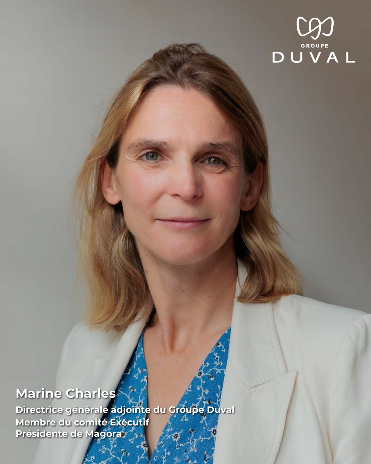 Marine Charles nommée directrice générale adjointe du groupe Duval et présidente de Magora - Photo Duval