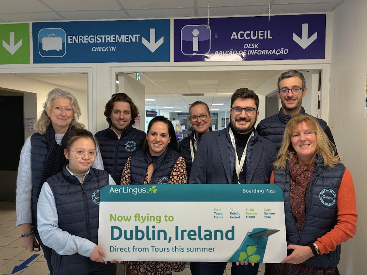 Aer Lingus Regional  annonce l’ouverture de la liaison aérienne directe entre Tours et Dublin - © Edeis