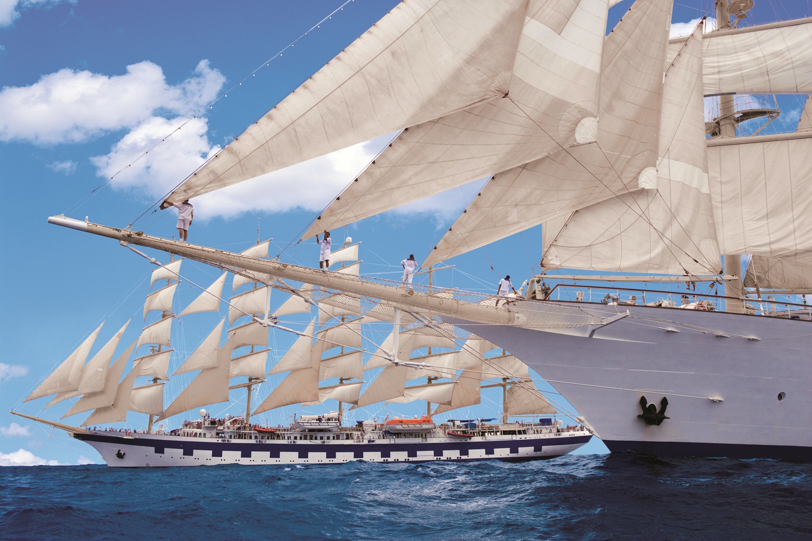 Les voiliers de Star Clippers peuvent faire escale dans des lieux inaccessibles aux grands navires - Photo : Star Clippers