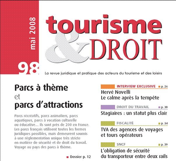 Partenariat TourMaG.com/Tourisme & Droit