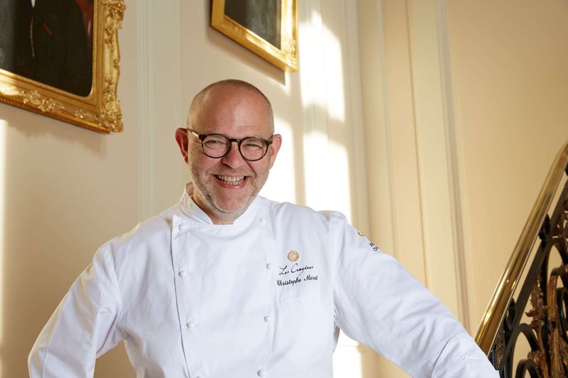 Christophe Moret, le chef du Domaine Les Crayères, est réputé "ne rien s’interdire" pour sa cuisine créative ©Laurent Rodriguez