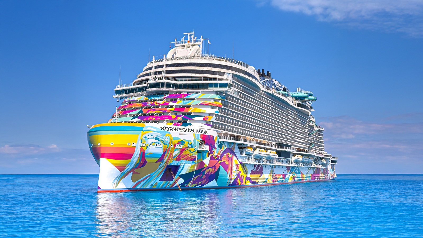 Le Norwegian Aqua est le bateau le plus récent de la flotte de l'armateur - Photo : NCL