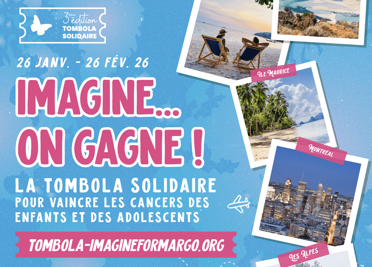 TUI France s’associe à Imagine for Margo pour soutenir la recherche contre les cancers pédiatriques - Affiche : ImagineForMargo