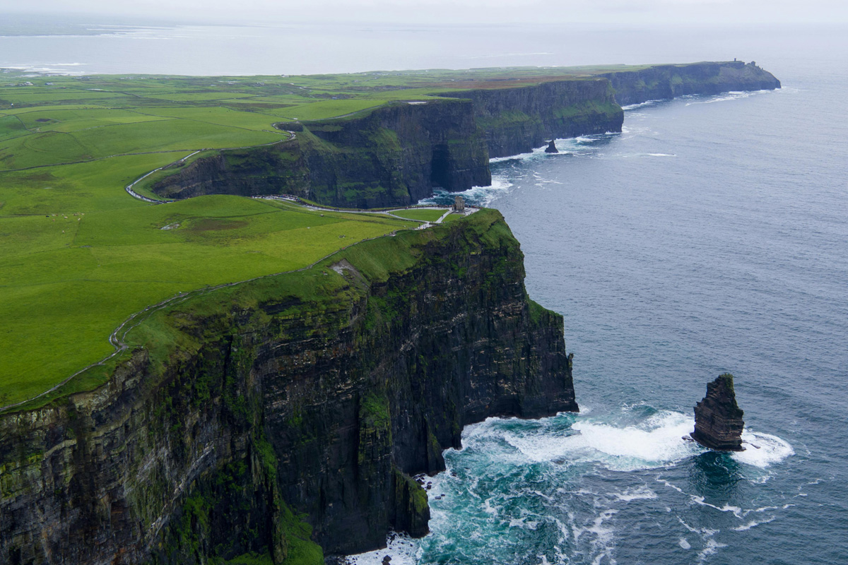 Aerial Photography of Cliff of Moher © Pexels