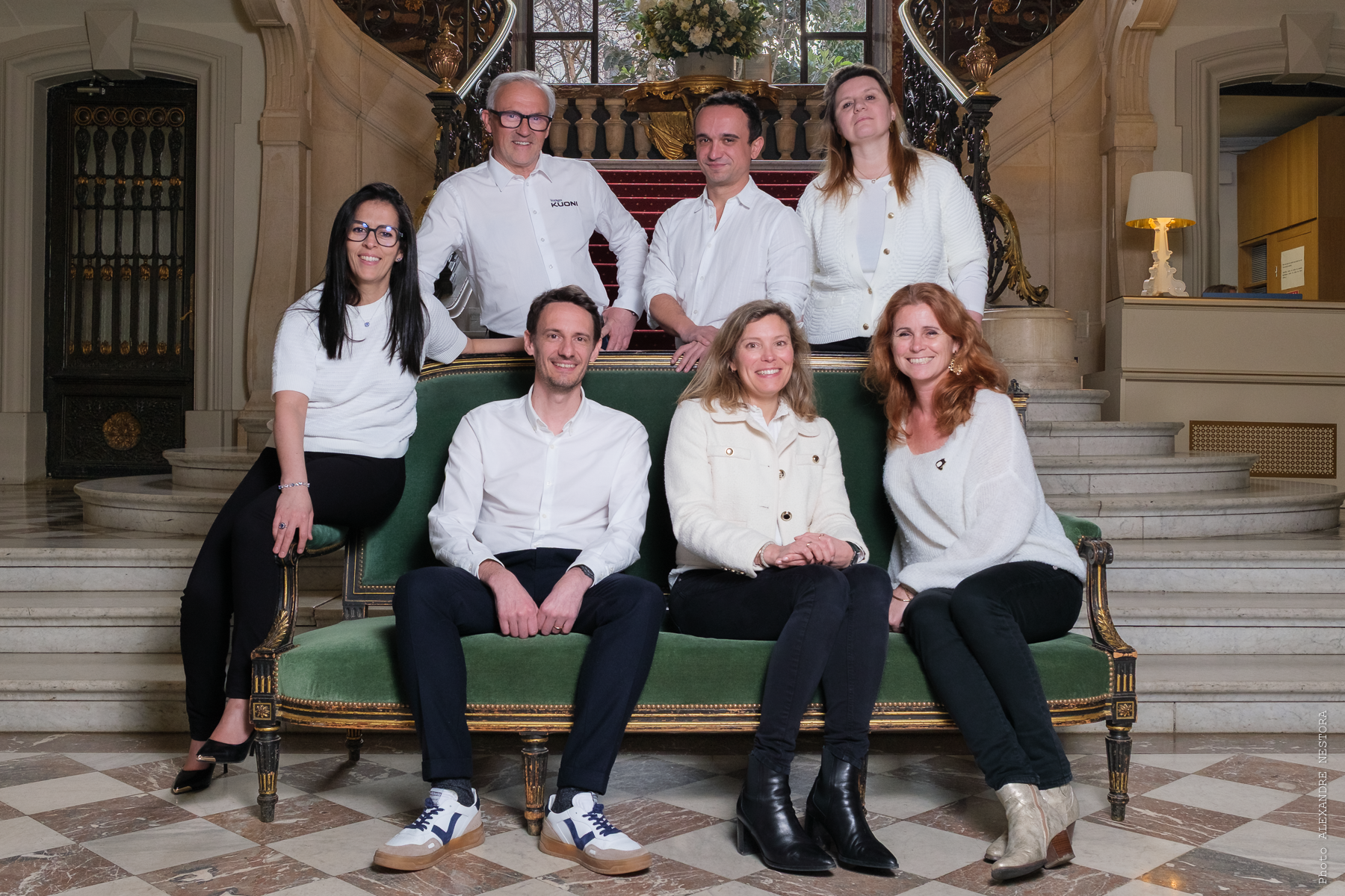 Le nouveau comité de direction de Kuoni France. Photo: Alexandre Nestora