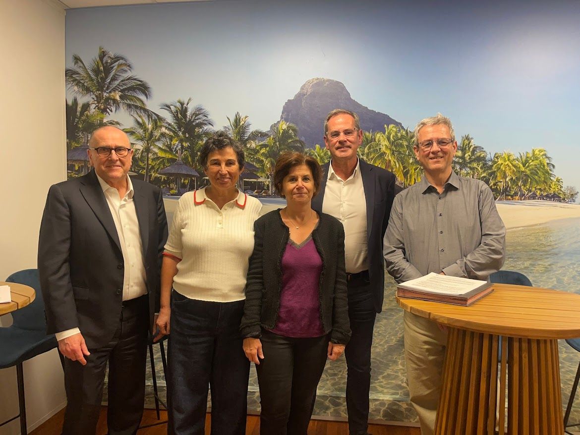 Gilles Talec, Soline de Montremy, Claire Tabakian, Patrice Caradec et Hervé Tilmont - Photo SETO