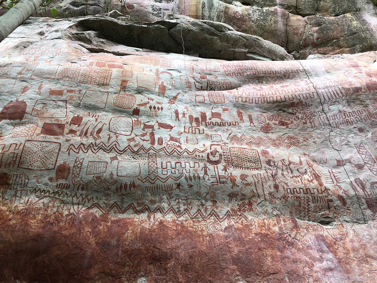 Peintures rupestres, Guaviare ©Terra Colombia