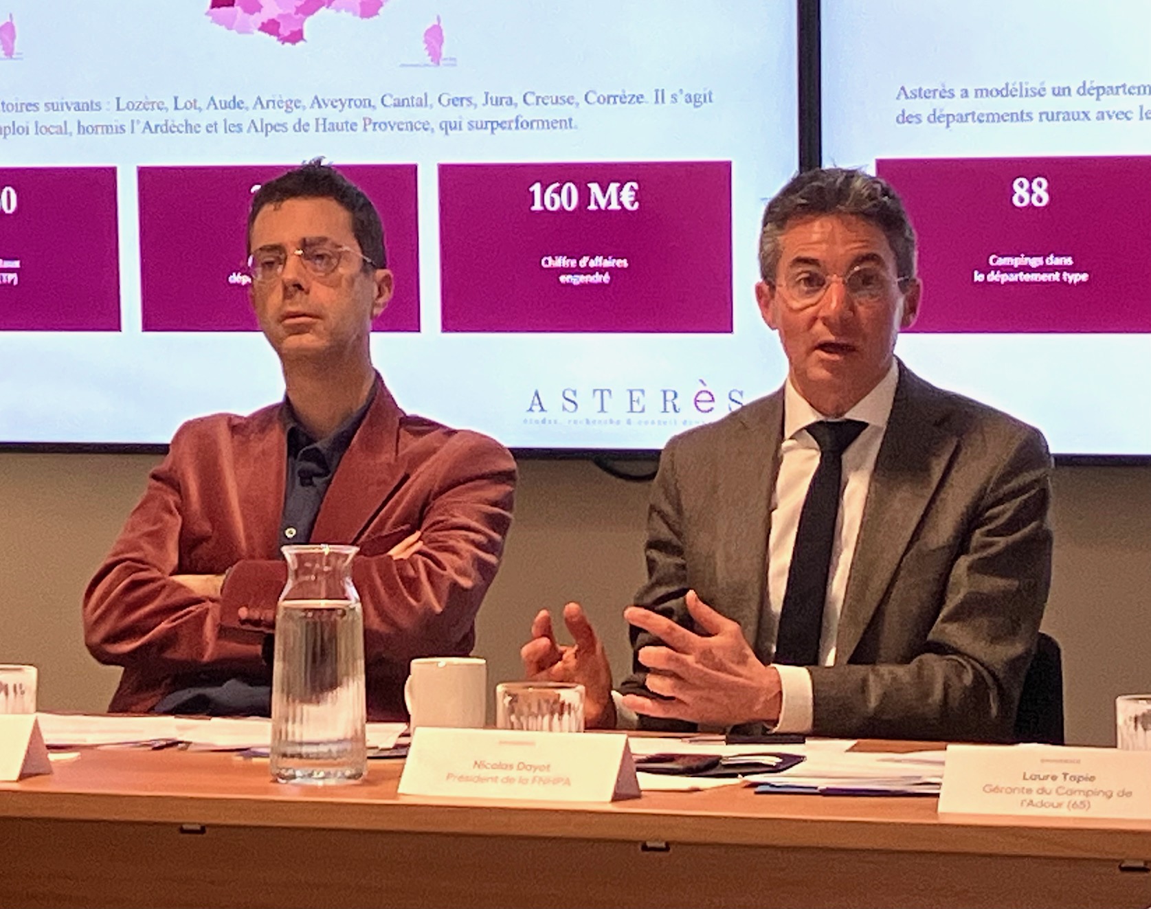 Nicolas Bouzou (Asterès) et Nicolas Dayot (président de la FNHPA) - Photo : T. Beaurepère