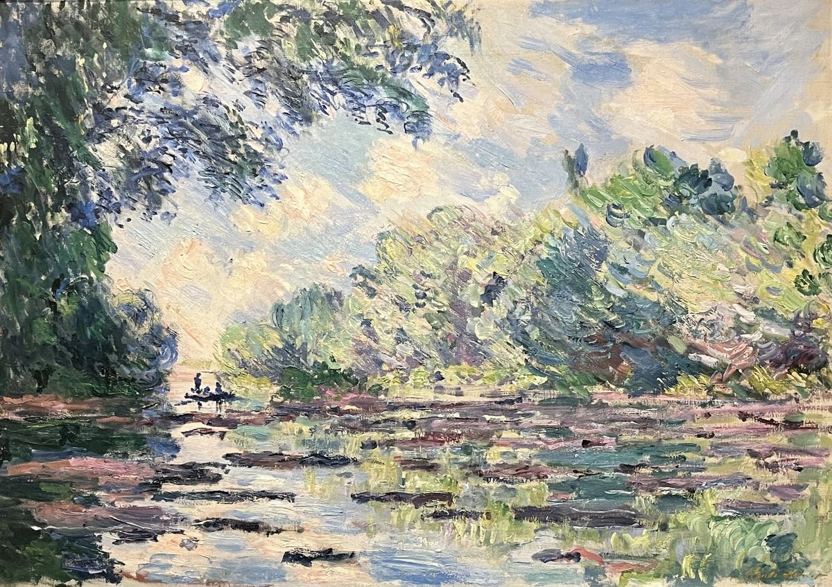 Ce « Bras de Seine à Giverny », conservé au Musée Marmottan à Paris, figure dans l'exposition du Musée des Impressionnismes - Photo : PB