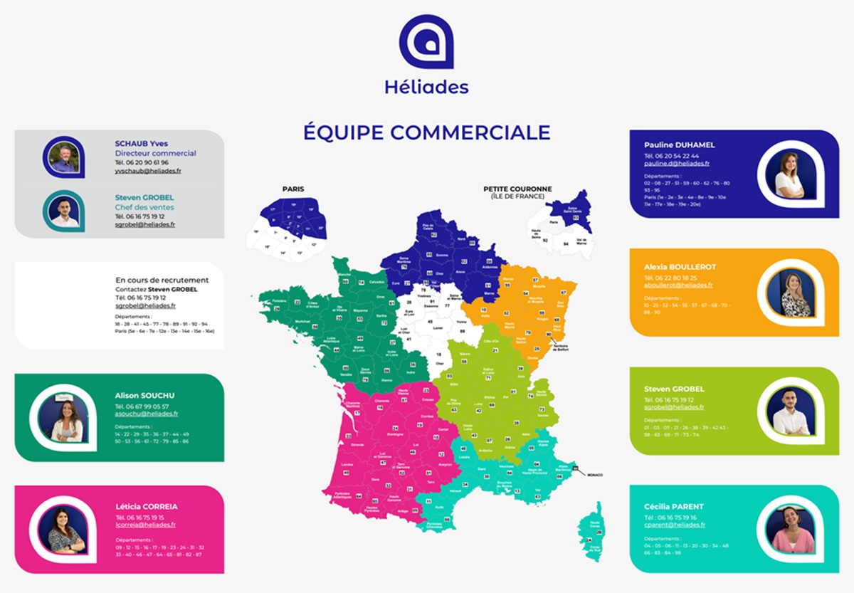 Héliades réorganise sa direction commerciale - DR