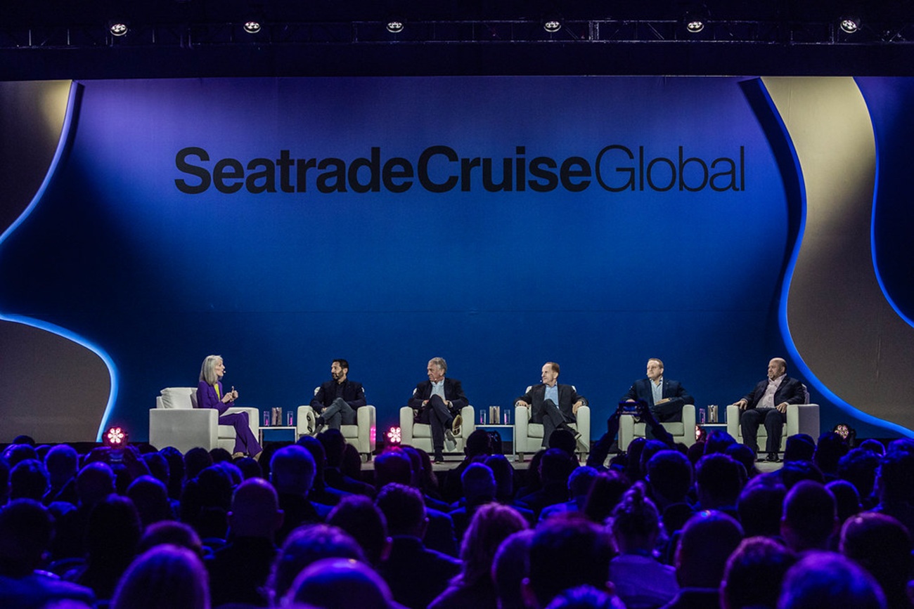 À Miami, le “Presidents Panel” du Seatrade Cruise Global rassemble les dirigeants des grandes compagnies, dont Ponant Explorations Group, autour des enjeux stratégiques de la croisière @Seatrade Cruise Global