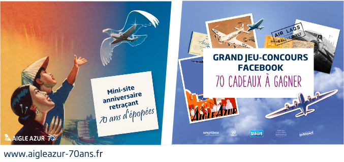 Aigle Azur multiplie les opérations pour son 70ème anniversaire