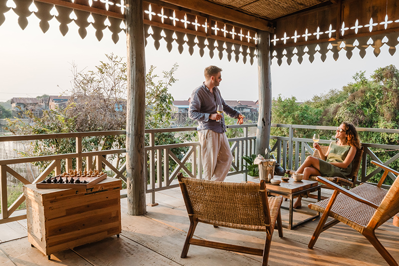 La Tonlé House offre un niveau de confort rare sur le Tonlé Sap © Easia Travel