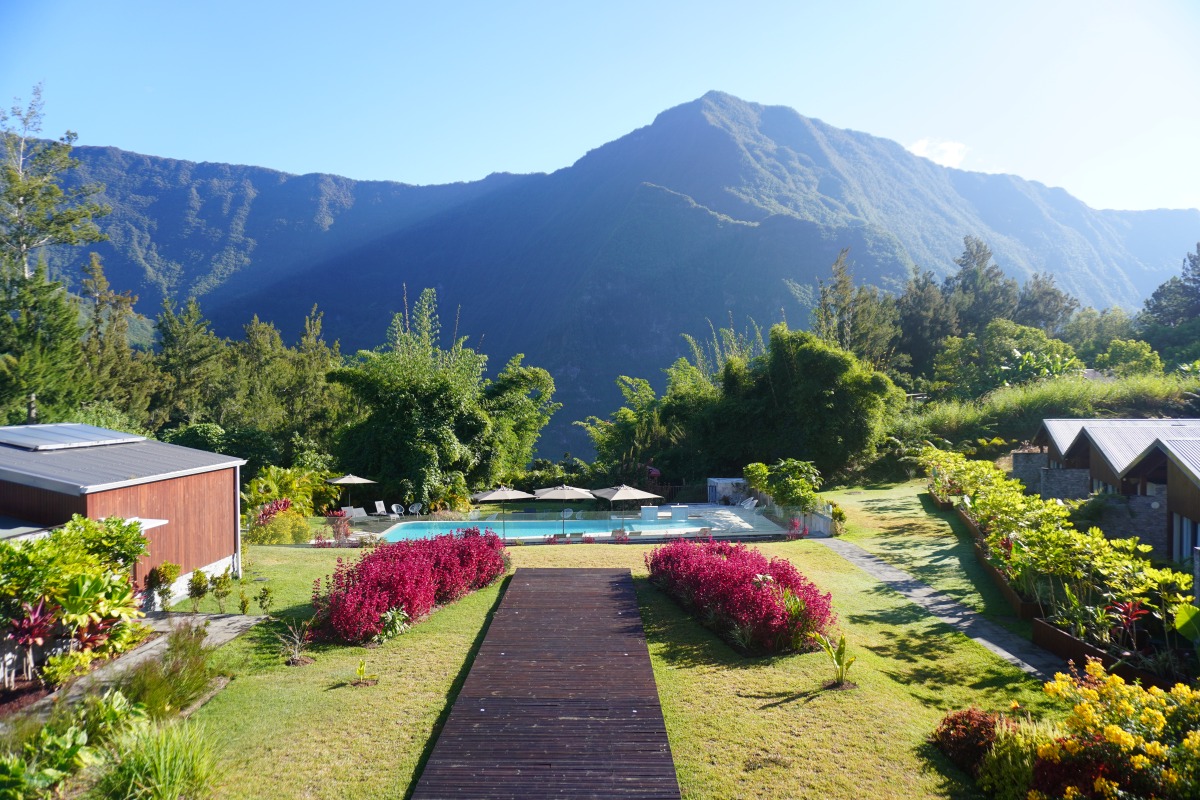 Vue depuis l'hôtel Sarana. Photo : C.Hardin