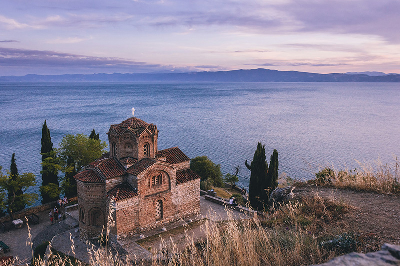 Eglise Saint-Jean de Kaneo - Macédoine du Nord © Unsplash - Kristijan Arsov