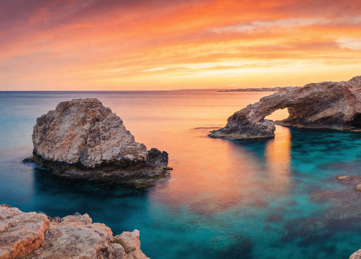 Excursions francophones à Chypre avec Creative Tours : le Cap Greco au coucher du soleil © Creative Tours Cyprus