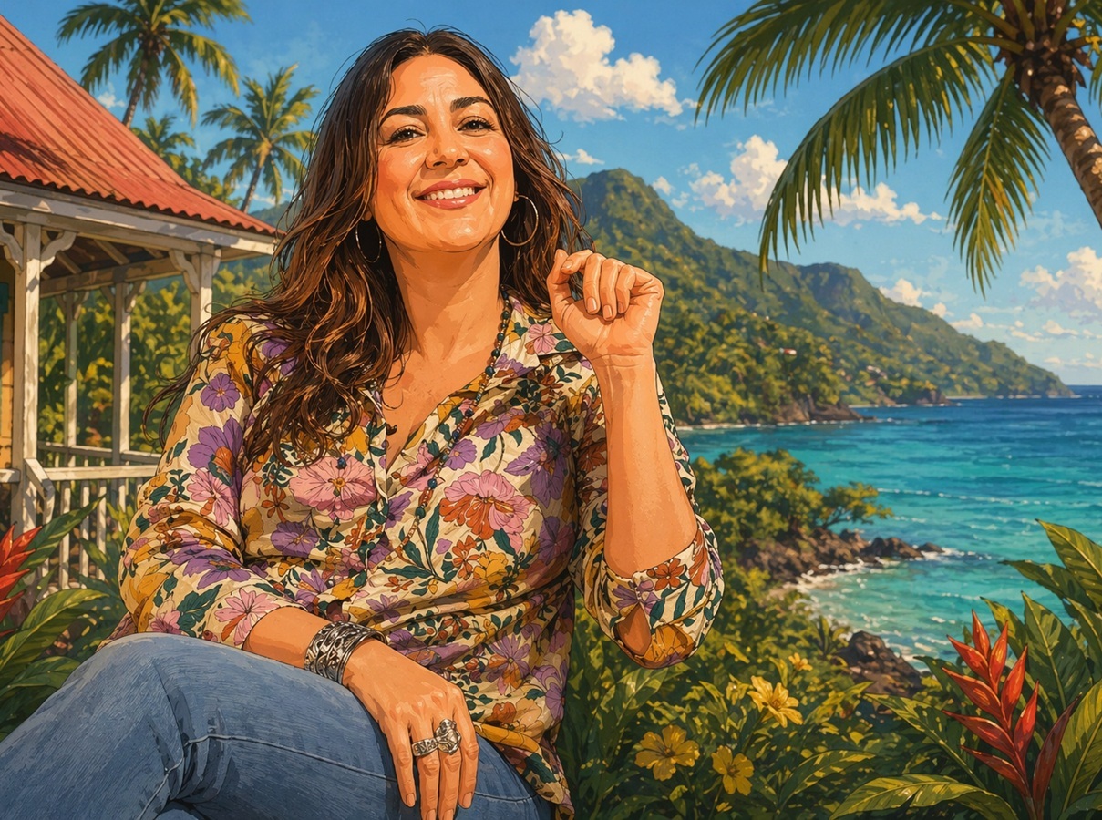 La Guadeloupe : "une destination rassurante" avec de très nombreux atouts selon Marion Benattar - Visuel généré par l'IA