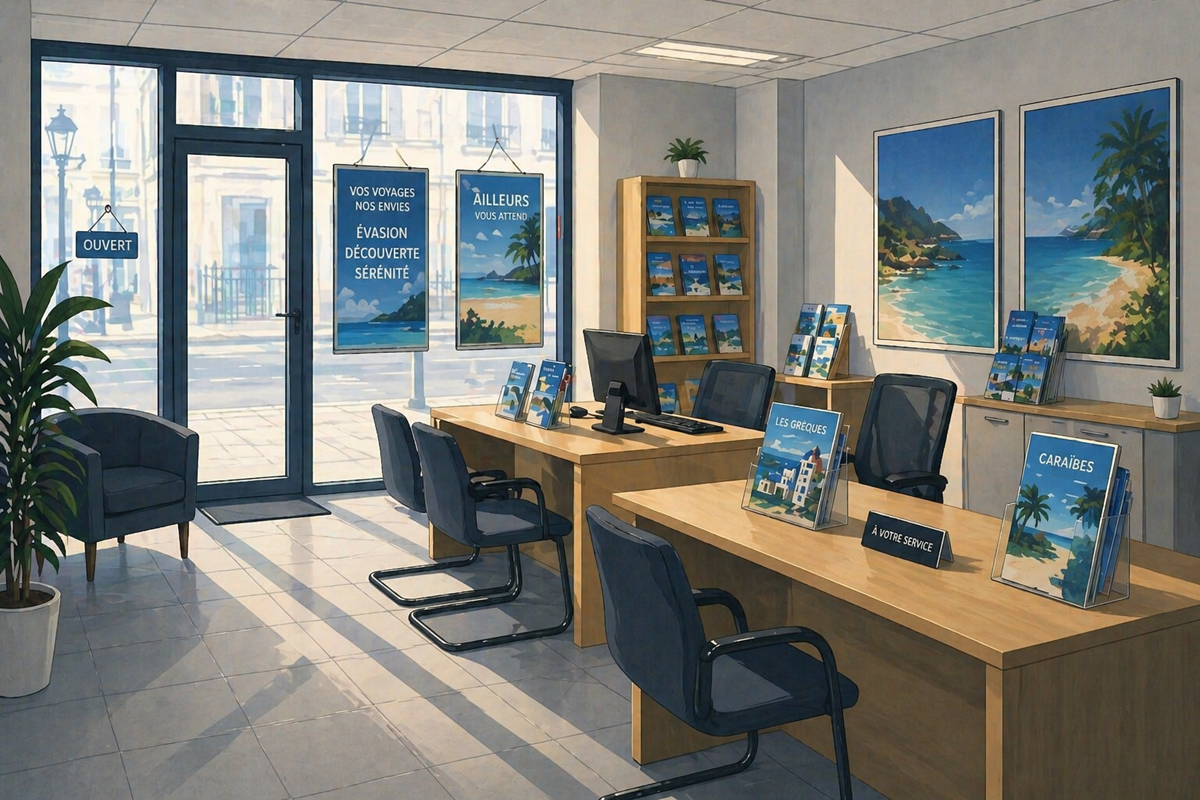 Face à la désertion des agences, les pros ne baissent pas les bras ! - Image générée par l'IA GPT