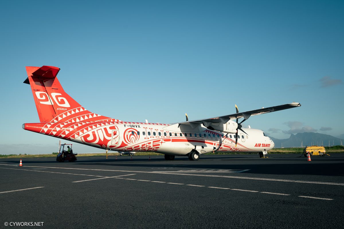 Trois nouveaux ATR 72 flambant neufs doivent rejoindre la flotte de Air Tahiti © Cyworks Media   / Air Tahiti