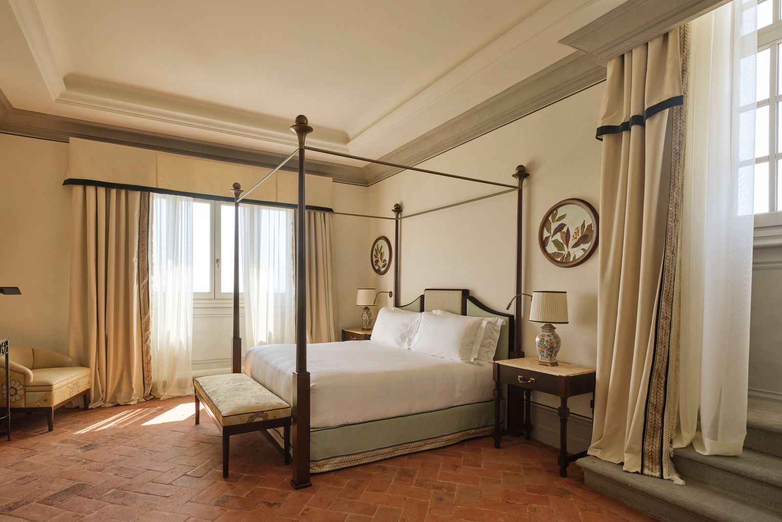 Les chambres ont été soigneusement rénovées. Ici, la Suite "Gran Tour" © Adrian Gaut/Villa San Michele A Belmond Hotel